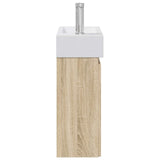 Bathroom Vanity Unit with Tap Sonoma Oak 45.5 x 22.5 x 84 cm 889463