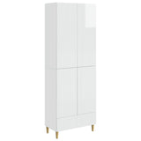 Cabinet Set 2 pcs High Gloss White 66 x 34.5 x 95 cm 3416533