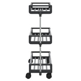 Storage Trolley 59x20x75 cm Aluminium 154618