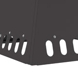 Fire Pit Black 48 x 48 x 40 cm Steel 858922