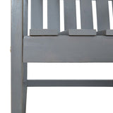 Garden Chair Set of 2 Grey Solid acacia wood 312419
