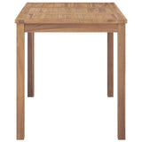 Garden Dining Table 120x70x77 cm Solid Teak Wood 316630