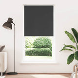 Roller Blind Blackout Black 115x210 cm Fabric Width 110.7 cm Polyester 4010923