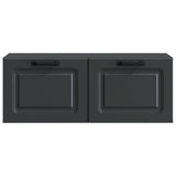 Wall-Mounted TV Cabinet Black 78.5 x 31 x 30 cm Engineered Wood 899396