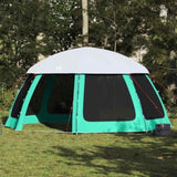 ZNTS Pool Tent with Removable Fly & Mesh Walls Sea Green 510x510 cm 4100635