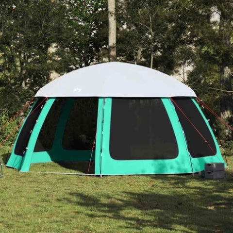 ZNTS Pool Tent with Removable Fly & Mesh Walls Sea Green 510x510 cm 4100635