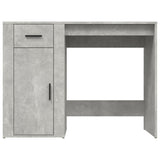 Desk Concrete Grey 100x49x75 cm Engineered Wood 816788