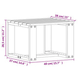 3 Piece Garden Lounge Set Solid Wood Douglas 832623