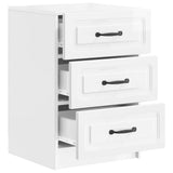 Bedside Cabinet with Drawer High Gloss White 43 x 41 x 63.5 cm 895709