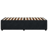 Bed Frame without Mattress Black 90x190 cm Single Velvet 3284978