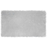 Faux Sheepskin Rug Tafalla Grey 100 x 200 cm Polyester 42021525