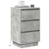Bedside Cabinet Concrete Grey 39 x 34.5 x 65 cm Engineered wood 869629