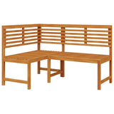 Corner Bench Brown Solid Acacia Wood 140 cm corner bench 312422