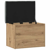 Storage Bench Artisan Oak 62x42x45 cm Engineered Wood 857616