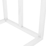 Freestanding Towel Rack White 48x24x79 cm Iron 343091