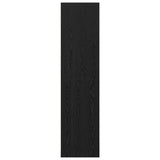 Wardrobe with Shelf Black Oak 100 x 50 x 200 cm Engineered Wood 3345115