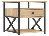 Bedside Cabinet Sonoma Oak 40x42x55 cm Engineered Wood 826075