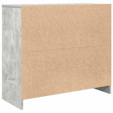 Sideboard Concrete Grey 85x34x76 cm Engineered Wood 861628