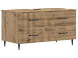 Bathroom Sink Cabinet HAARLEM Artisan Oak 82 x 41x 58.5 cm 896804