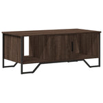 ZNTS Coffee Table Brown Oak 100x51x40 cm Engineered Wood 848493