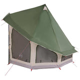 Tipi Tent with Roof Green 404 x 370 x 270 cm Taffeta 42000963