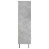 Highboard Concrete Grey 69.5x31x115 cm Engineered Wood 830344