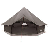 Tipi Tent Brown Grey 500 x 500 x 300 cm Polyester and Steel 42029033