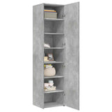 Highboard Concrete Grey 45x42.5x185 cm Engineered Wood 3281409