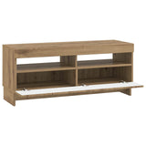 LED TV Cabinet Artisan Oak Engineered Wood 896114