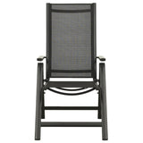 9 Piece Garden Dining Set Aluminium Anthracite 3070641