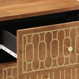 Bedside Cabinets 2 pcs 40x33x46 cm Solid Wood Mango 358283