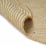 Area Rugs Natural and White 100 x 152 cm Jute 42010763