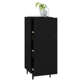 Sideboard Black Engineered wood Medium Sideboard Rectangular 812349