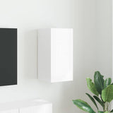 TV Wall Cabinet Gloss White 30 x 31 x 60 cm Engineered Wood 892277