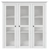 Highborad "BODO" White 115.5x43x200.5 cm Solid Wood Pine 3206451