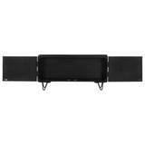 TV Cabinet 90x30x45 cm Solid Mango Wood 322681