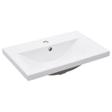 Sink Cabinet with Built-in Basin Smoked Oak Engineered Wood 3120179