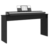 Keyboard Stand Black Oak 130 x 32 x 64 cm Engineered Wood 899480