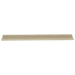 Wall Shelves 4 pcs Sonoma Oak 115x9x3 cm 326688