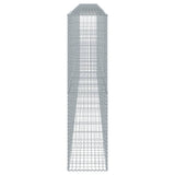 Gabion Basket with Cover 700x50x200 cm Galvanised Iron 3295172