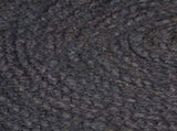 Handmade Rug Jute Round 150 cm Dark Grey 133667