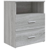 Bed Cabinets 2 pcs Grey Sonoma 50x32x60 cm 815861