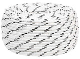 Multipurpose Utility Rope 12 mm 100 m White Polyester 3473517