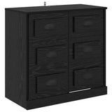 Sideboard Black Oak 70 x 35.5 x 67.5 cm Engineered Wood 881428