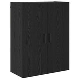 Highboard Black Oak 69.5 x 34 x 180 cm Engineered Wood 3416130