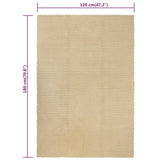 Rug Rectangular Natural 120x180 cm Cotton 345111