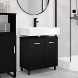 Bathroom Vanity Unit Black 60 x 35 x 60 cm Engineered Wood 889406