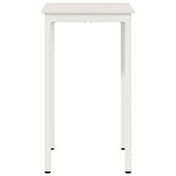 Bar Table White 60 x 60 x 105 cm Solid Pine Wood 892798