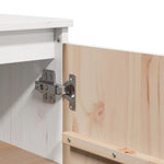 Sideboard White 60x36x84 cm Solid Pinewood 808109