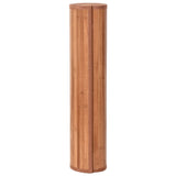 Rug Rectangular Brown70x1000 cm Bamboo 376896
